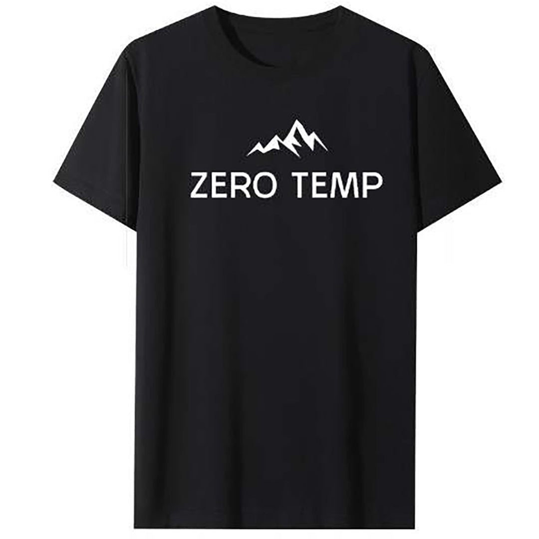 Zero Temp Cotton Unisex T-shirt - Black